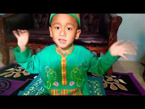 Praktek Sholat Maghrib Anak Tk Part Tugas Sekolah Kenzo Hari Jumat