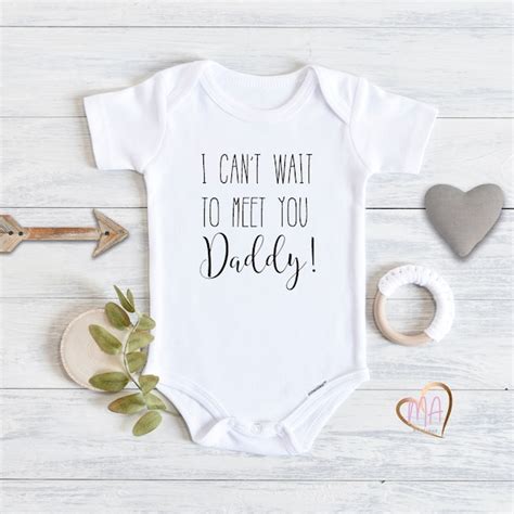 Hi Daddy Can T Wait To Meet You Svg Etsy