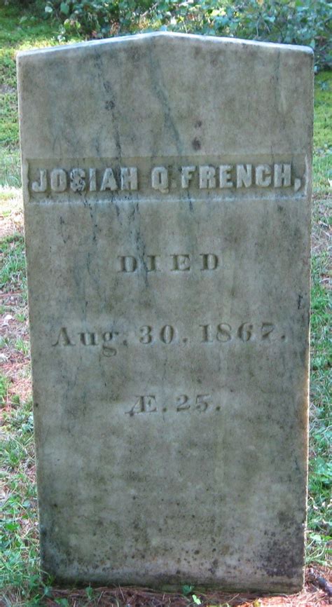 Josiah Quincy French 1842 1867 Find A Grave Memorial