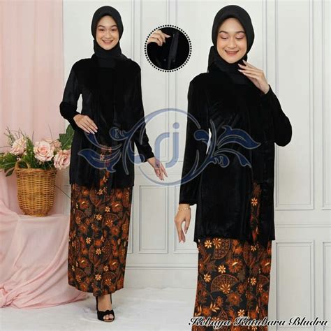 Jual Atasan Kebaya Kutubaru Bludru Premium Shopee Indonesia