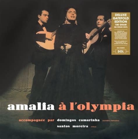 AMALIA A L OLYMPIA AMALIA RODRIGUES アマリアロドリゲス 暗いはしけをヒットさせたばかりのアマリアの