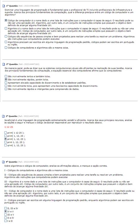 PROVA PENSAMENTO COMPUTACIONAL 2022 ESTACIO Estatística Computacional