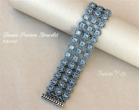 Beading Tutorial Swarovski Chatons And Seed Beads Bracelet Bracelet