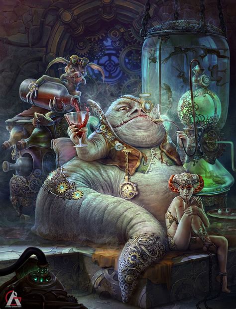 Star Wars: 10 Pieces Of Jabba The Hutt Fan Art Fit For His Palace