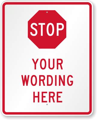 Custom STOP Signs