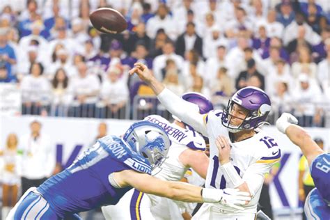 Minnesota Vikings To Go Back To Nick Mullens As Quarterback Vs Detroit