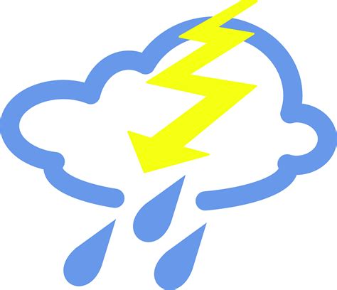 Clipart - simple weather symbols