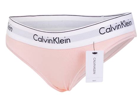 CALVIN KLEIN MAJTKI BIKINI DAMSKIE PUDROWY RÓŻ F3787E 2NT Rozmiar S Calvin Klein Moda