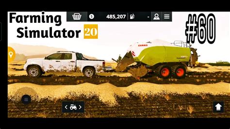 Making Straw Bales In Farming Simulator 20 Gameplay Timelapse