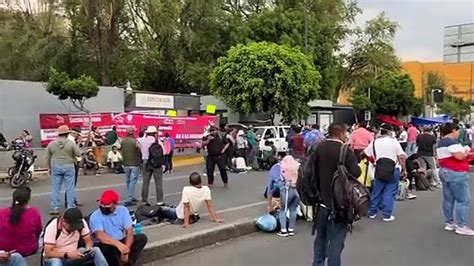 Docentes De Oaxaca Mantienen Bloqueo En Oficinas De La SEP En CDMX