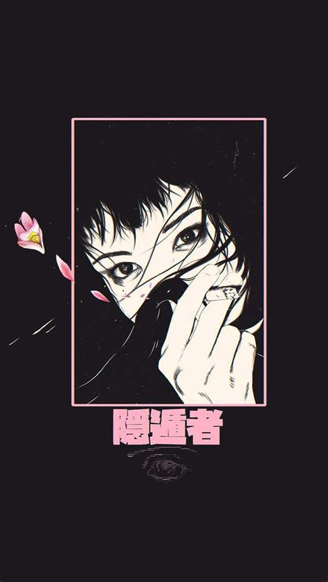 Download Dark Aesthetic Anime Grunge Girl Wallpaper | Wallpapers.com