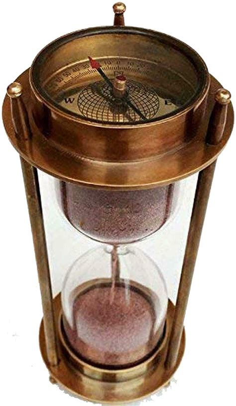 Antique Inch Nautical Brass Sand Timer Hourglass With Etsy