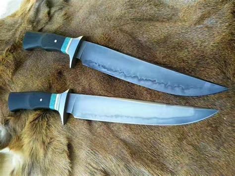 Hand Forged T10 Steel Bowie Knife For Hunting