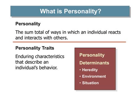 Personality Traits