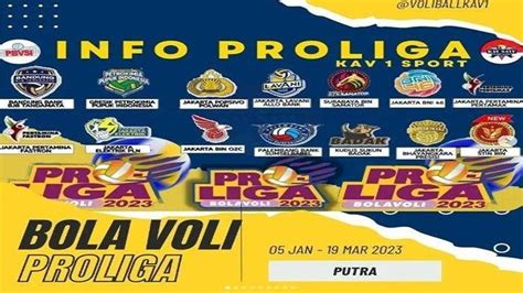 Live TV Online Moji TV Streaming Proliga 2023 Jadwal Mulai Kamis 5