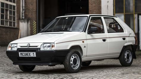 World S Best Preserved Skoda Favorit Has Done Just Miles