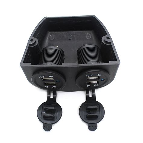 Водонепроницаемый 12 В Автомобильная лодка 4 usb порта прикуриватель ...