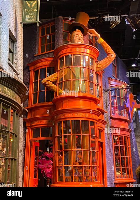 Weasleys' Wizard Wheezes - Harry Potter WB Studio Tour Stock Photo - Alamy