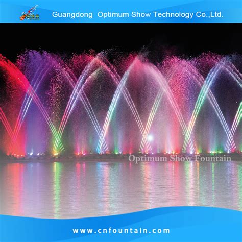 Outdoor Lake 304 Stainless Steel Music Dancing Pond Floating Fountains