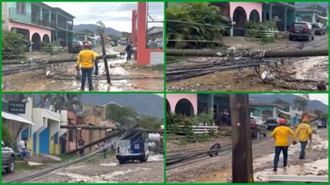 Ca Da De Postes De Luz Dejan Lluvias En Comayagua Y La Ceiba