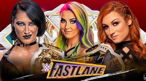 Rhea Ripley Vs Becky Lynch Vs Tegan Nox Full Match WWE Fastlane 2023