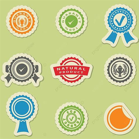 Seals Icon Icon Set Star Shape Award Vector Icon Set Star Shape