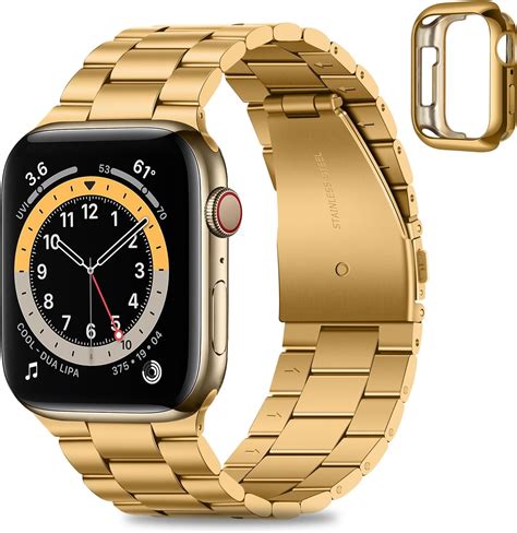 Hitzee Kompatibel With Apple Watch Armband Mm Mm Mm Edelstahl