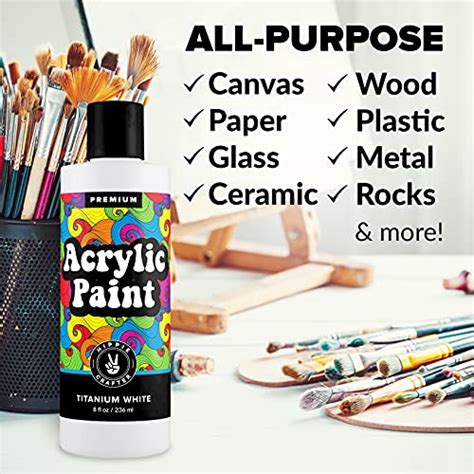 White Acrylic Paint Premium Colors Paint Acrylic | Art Paints for ...