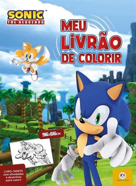 Sonic Meu Livr O De Colorir Marina Evangelista Books