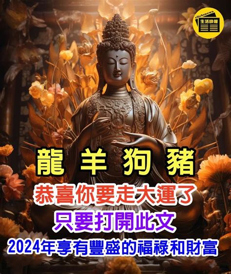 生肖【屬龍 屬羊 屬狗 屬豬】恭喜你要走大運了！今天你只要打開此文，2024年一切的貧窮、霉運、疾病統統送走哦！ Peekme Hogwash