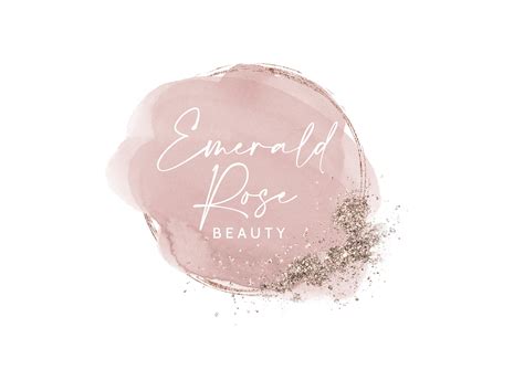 Nude Rose Gold Logo Design Premade Logo Watercolour Logo Etsy