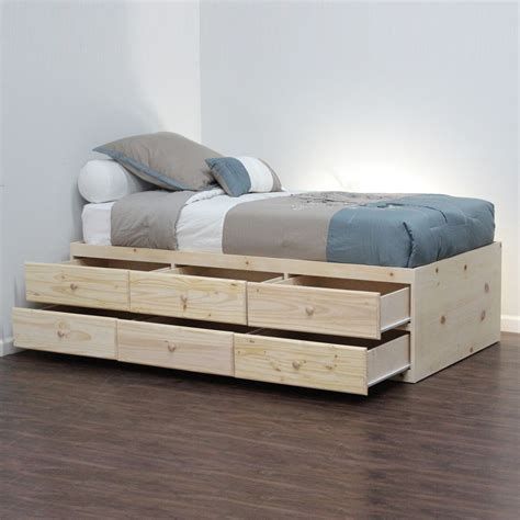 How To Build A Twin Platform Storage Bed At Jennifer Shoemaker Blog