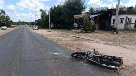 Un Motociclista Sufri Lesiones Graves En Un Choque El D A De