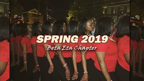 Delta Sigma Theta Spring 2019 Beta Eta Chapter Alabama State