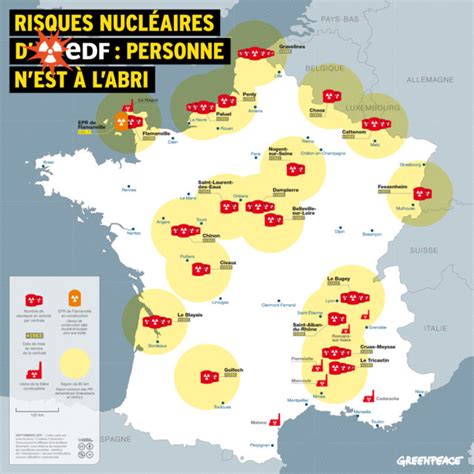 CARTE France Les risques nucléaires dEDF 2017 Greenpeace France