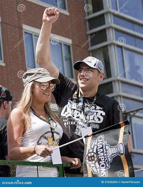 BOSTON, MA, USA - JUNE 18: Milan Lucic Celebrates the Stanley Cup ...