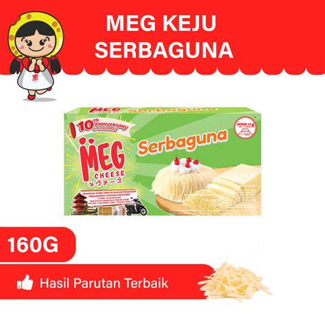 Jual MEG Keju Serbaguna 160 Gram Shopee Indonesia