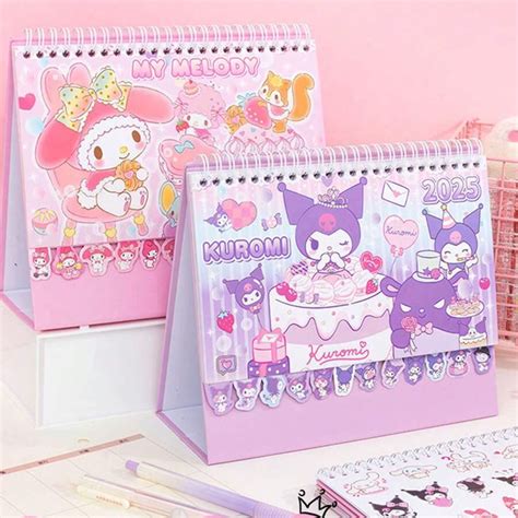 Sanrio Sanrio Kalender Kuromi Schreibtisch Deko Check In Kalender