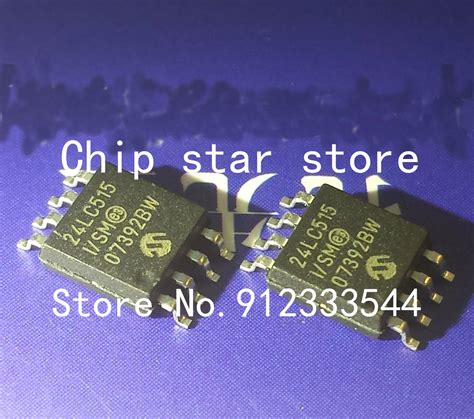 5 100pcs 24LC515 I SM 24LC515 I SM 24LC515 SOIC8 EEPROM 512 Kbit 64K X