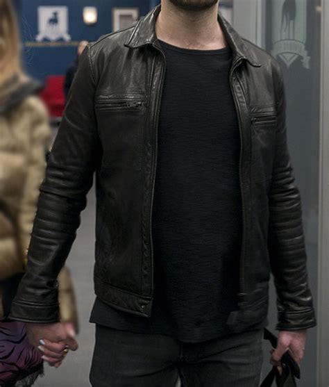 Ted Lasso Roy Kent Brett Goldstein Leather Jacket