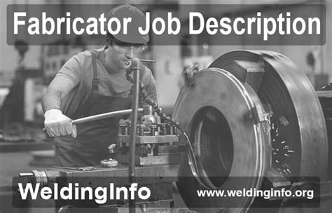 Fabricator Eligibility, Experience, Duties, Skills, Jobs, Salary Details