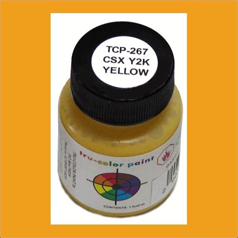 CSX Y2K YELLOW Scheme 1 Oz Bottle Airbrush Ready