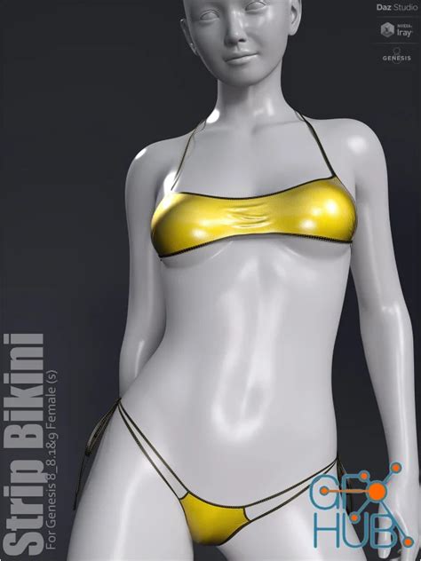 Dforce Strip Bikini Daz Studio Poser