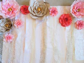 Mama S Gone Crafty Easy Paper Flower Backdrop Assembly