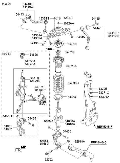 B Rr Arm Assy Fr Upr Lh Hyundai Yoshiparts