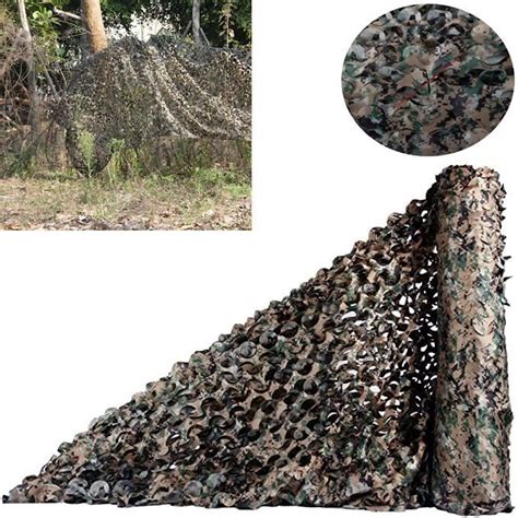 Voile D Ombrage Filet De Camouflage M For T D Sert Pour Camping