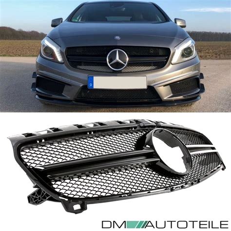 Sport K Hlergrill Schwarz Glanz Passt F R Mercedes A Klasse W Ab