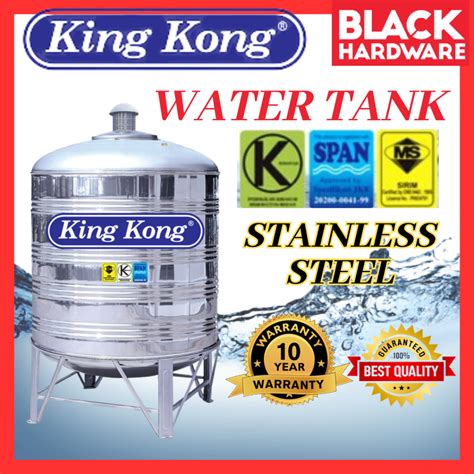 Black Hardware King Kong Water Tank Stainless Steel Litre Tangki