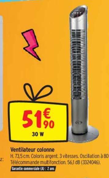 Promo Ventilateur Colonne Chez Bricorama Icatalogue Fr