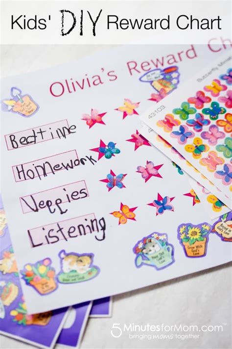 DIY Kids Rewards Chart